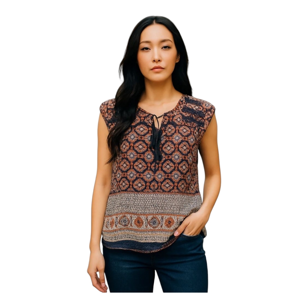 Daniel Rainn Bohemian Patterned Top